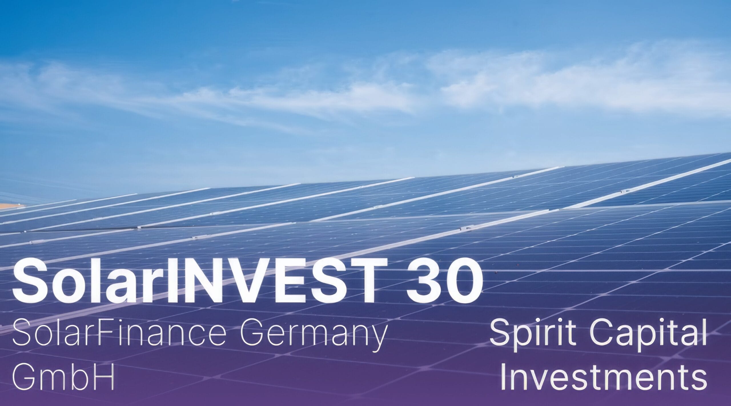 spirit capital solarinvest 30